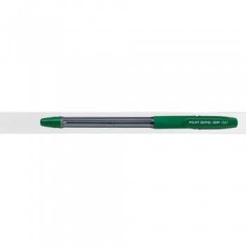 Bolígrafo tinta aceite punta 1 mm. verde Pilot BPS-GP