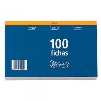 FICHAS Nº3 100X150  HORIZONTAL 100 UNI.