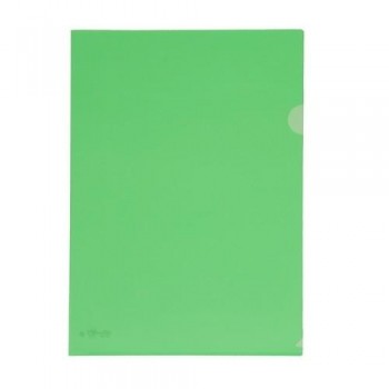 DOSSIER UÑERO A4 PP 250 MICRAS 220X310 MM. VERDE DATABANK