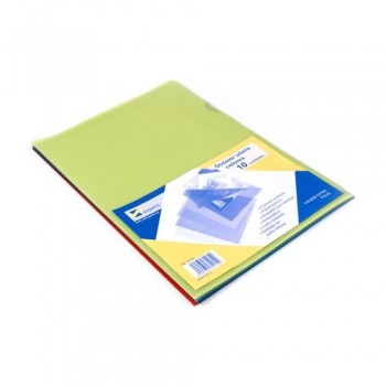 Dossier uñero folio pp colores surtidos, bolsa 10 unidades Ofiexperts