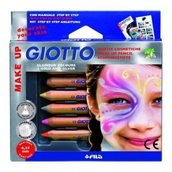 Maquillaje lápices cosméticos 6 un. stdas. Glamour Giotto Make-up