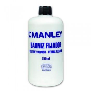 Barniz plasti-fijador botella 250 ml. Manley