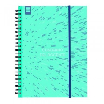 Cuaderno-Agenda Docente espiral 230x310mm castellano Finocam