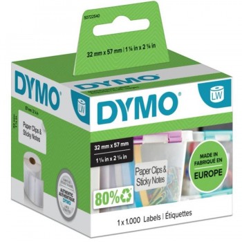 ETIQUETAS TERMICAS DYMO 57X32 MM R/ 320 UDS