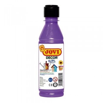 Pintura multisuperficie botella 250 ml. color Violeta JOVIDECOR