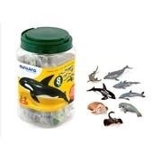 ANIMALES MARINOS PLASTICO 8 FIGURAS BOTE MINILAND 27460