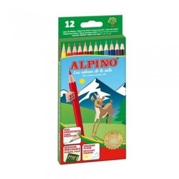 Lápiz color estuche 12 un. surtidos Alpino Classic