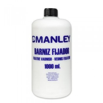 Barniz plasti-fijador botella 1000 ml. Manley