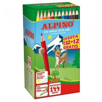 Lápiz color Classpack 132 + 12 un.gratis Alpino Festival