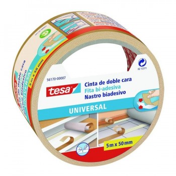 CINTA DOBLE CARA UNIVERSAL 5M X 50MM TESA