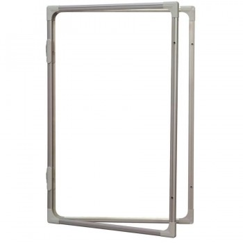 Vitrina para interior superficie magnética lacada blanca 90x60 (4xA4) Rocada