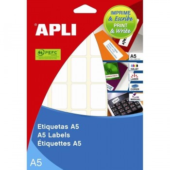 ETIQ A5 I/L/C BL 22.0X32.0 P/ 15 HOJAS APLI