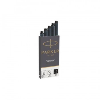 CARTUCHOS PLUMA PARKER NEGRO C/5UD