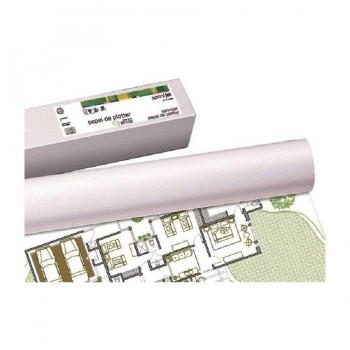 PAPEL PLOTTER 80G ROLLO 0,610X50M (24\c) FABRISA