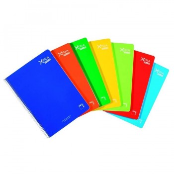 CUADERNO XTRA PLUS 4º 80H 90GR C/4 TAPA PLASTIFICADA PACSA