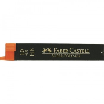 MINAS 0,9 HB SUPER-POLYMER ESTUCHE 12 MINAS FABER CASTELL