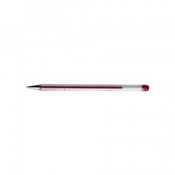 BOLIGRAFO TRANSPAR. PENTEL SUPERB ROJO