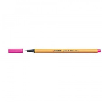 ROTULADOR POINT 88 0,4MM ROSA NEON STABILO