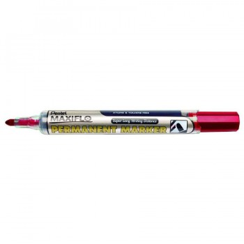 ROTULADOR PERMANENTE NLF50 MAXIFLO ROJO PTA.CONICA 4,5MM PENTEL