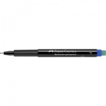 ROTULADOR PERMANENTE MULTIMARK TRAZO F AZUL FABER CASTELL