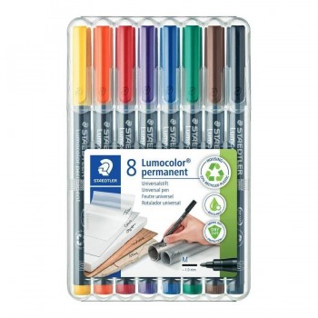 ROTULADOR LUMOCOLOR M C/SU 8U. STAEDTLER