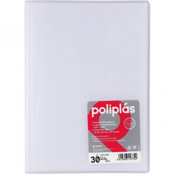 DOSIER Fº 30 FUNDAS POLIPLAS FIJA T/F INCOLORO