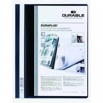 DOSSIER FASTENER PERSONALIZABLE A4 NEGRO DURAPLUS DURABLE