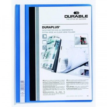 DOSSIER FASTENER PERSONALIZABLE A4 AZUL DURAPLUS DURABLE