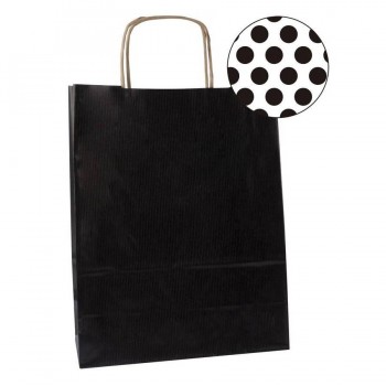 BOLSA KRAFT NEGRO 32X16X39  50U APLI