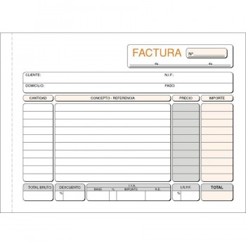 TALON FACTURAS 4º TRIPL. AUTOCOP T66