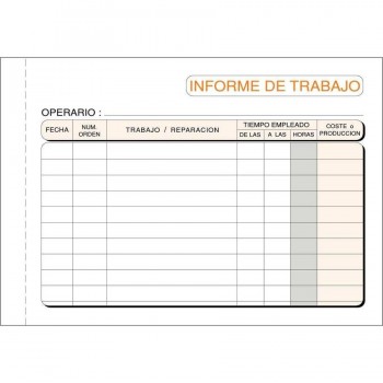 TALON INFORME DE TRABAJO 8º APDO DUPL A. T137