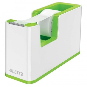 DISPENSADOR DE CINTA ADHESIVA LEITZ WOW DUAL VERDE/BLANCO