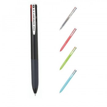 BOLIGRAFO RETRÁCTIL 4 COLORES SUPERGRIP G CUERPO NEGRO PILOT