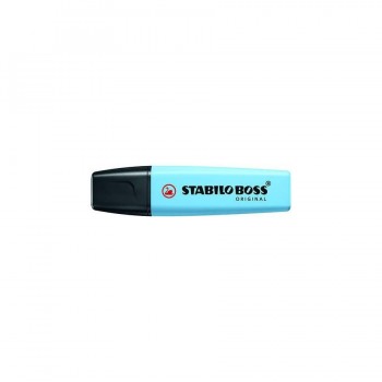 Rotulador fluorescente azul ventoso STABILO BOSS ORIGINAL PASTEL