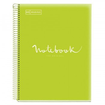 CUADERNO MICROP A4 120H 90G C/5 PP NOTEBOOK 5 EMOTIONS LIMA MIQUELRIUS