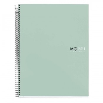 CUADERNO MICROP A4 80H 90G C/5 NOTEBOOK 1 EMOTIONS VERDE NUDE MIQUELRIUS