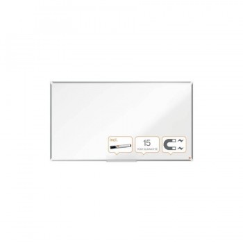 PIZARRA NOBO PREMIUM PLUS DE FORMATO PANORÁMICO ACERO LACADO DE 70\c 155X87CM BLANCO