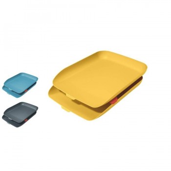 SET 2 BANDEJAS DE SOBREMESA LEITZ COSY AMARILLO