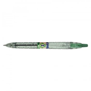 Bolígrafo retráctil tinta Aceite 1.0 mm Verde ECOBALL