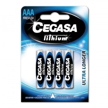 PILAS CEGASA LITIO FR03 AAA BL4