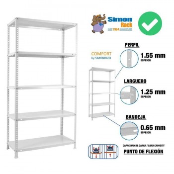 KIT COMFORT MINI 5/300 BLANCO 100KG SIMON RACK