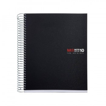 CUADERNO TAPA BLANDA A5 CLA 200H NEGRO MIQUEL RIUS