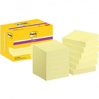 Notas Post-it   super Sticky amarillas