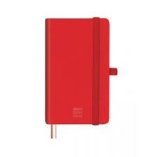 CUADERNO NEXO TAPA DURA 9 X 15 CM LISO ROJO+