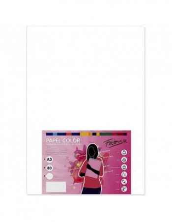 PAPEL 80G A3 100H BLANCO FABRISA