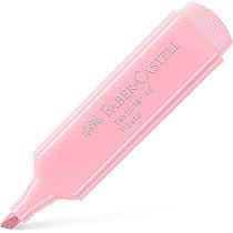 MARCADOR FLUOR PUNTA BISELADA FABER MOD46 PASTEL ROSA SUAVE