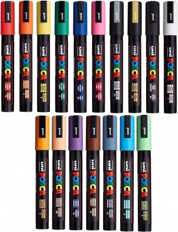 ROTULADOR UNI POSCA PC-5M C/SURT